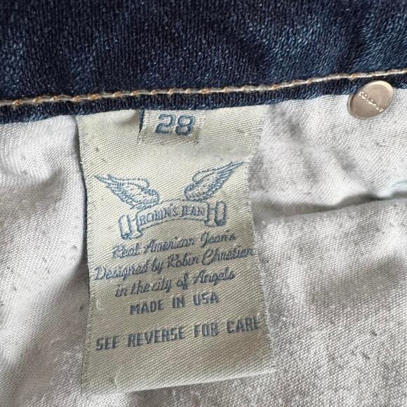 vintage Low rise robins blue jeans - Picture 7 of 8